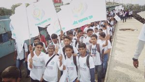 अंग दान को लेकर राज्य भर में अभियान जारी,मुंबई के नरीमन पॉइंट पर छात्रों ने निकाली रैली