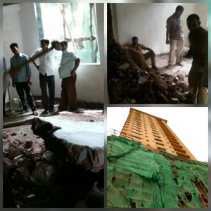 नागपाड़ा इलाके में अवैध इमारतों पर बीएमसी ने कार्रवाई का बजाया बिगुल, 23 माले की बिल्डिंग आफिया हाइट्स पर चला बीएमसी का हथौड़ा